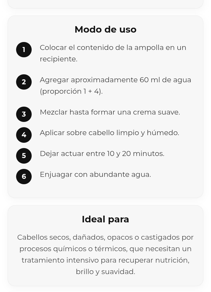 2 Ampollas Argán Ossono Tratamiento Intensivo 15ml C/u - Imagen 5