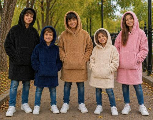 Buzo Manta de Corderito Bifas para Niños Unisex