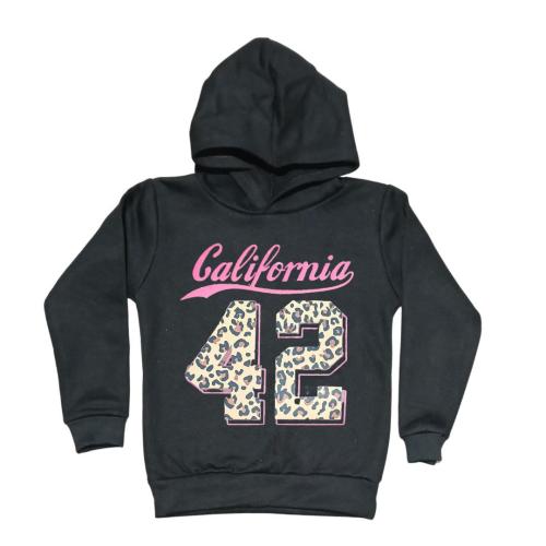 4208	buzo Nena Teen Frisa C Capucha California - Miniatura 3