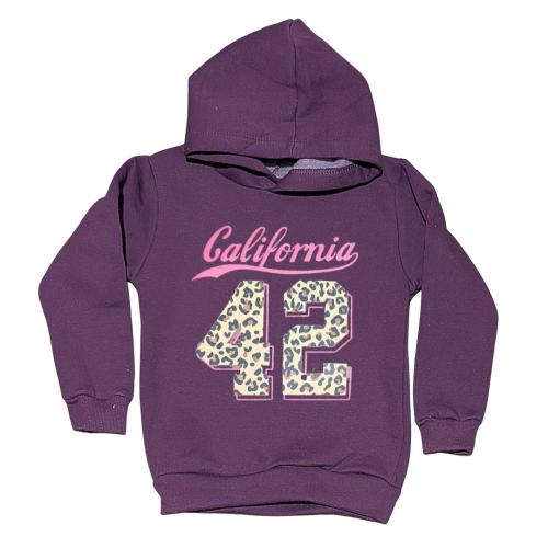 4208	buzo Nena Teen Frisa C Capucha California - Miniatura 2