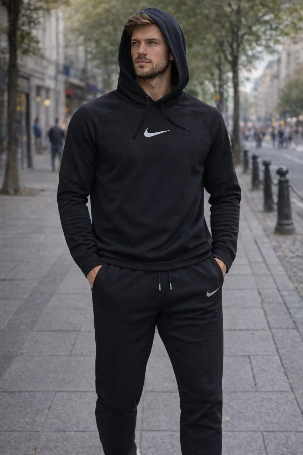 Buzo con Capucha Lycra Termico - Imagen 1
