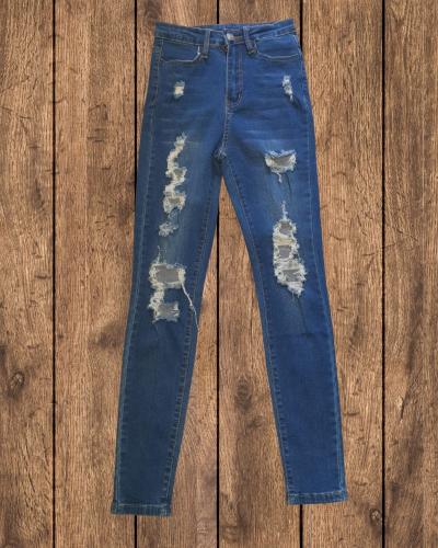 Jeans Chupin Roturas
