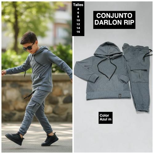 Conjunto  de Niño Darlon Rip Frizado - Miniatura 6