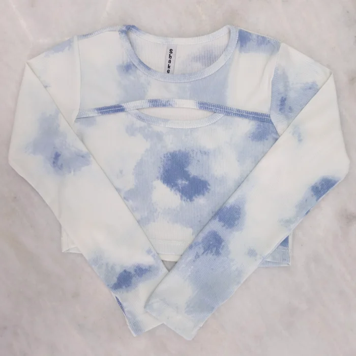 Camiseta Batik con Abertura