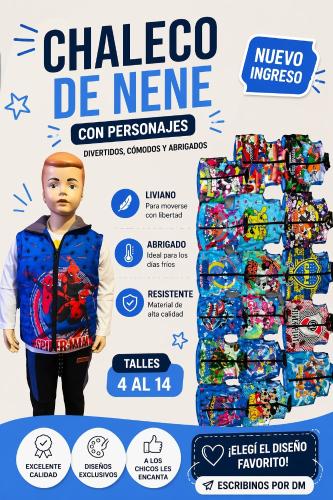 Chaleco de Personajes Nene