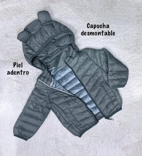 Campera con Piel y Capucha Desmontable - Miniatura 2