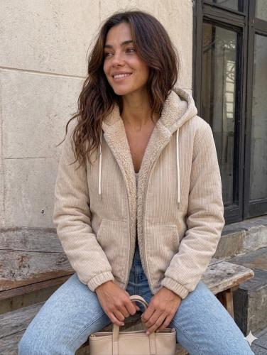 Campera Corderoy con Corderito