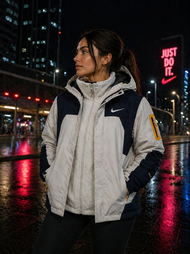 Camperón 2 en 1 Dama  Calidad Premium Desmontable (campera + Polar Interno)