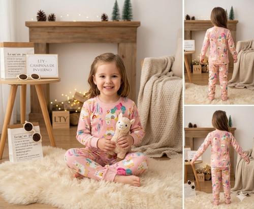 Pijamas Conjunto Frizados Importado - Miniatura 4