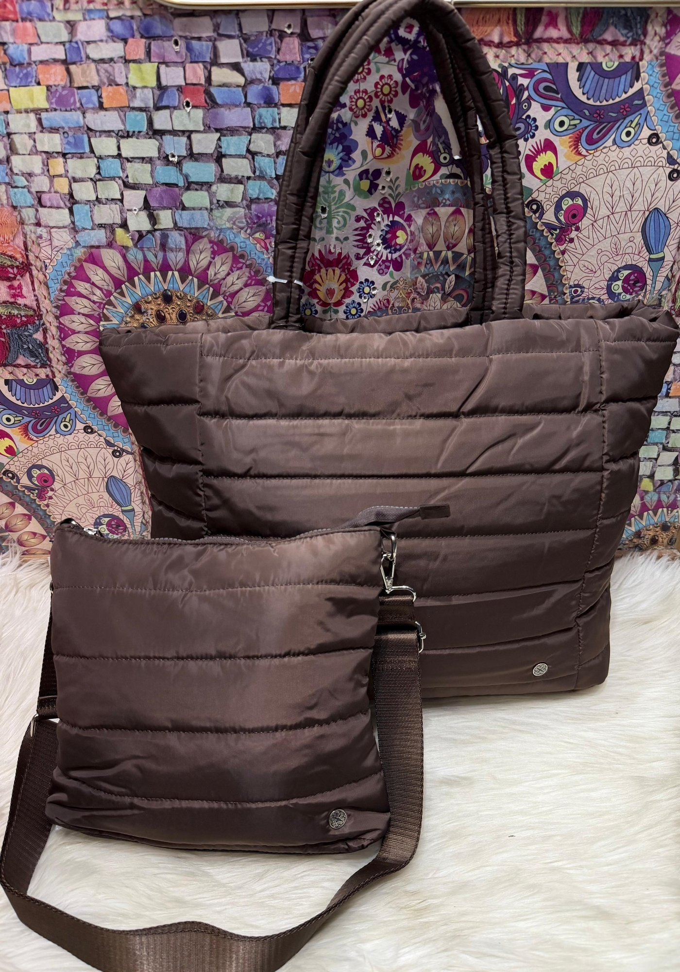 Set de Bolso Morral Puffer - Imagen 1