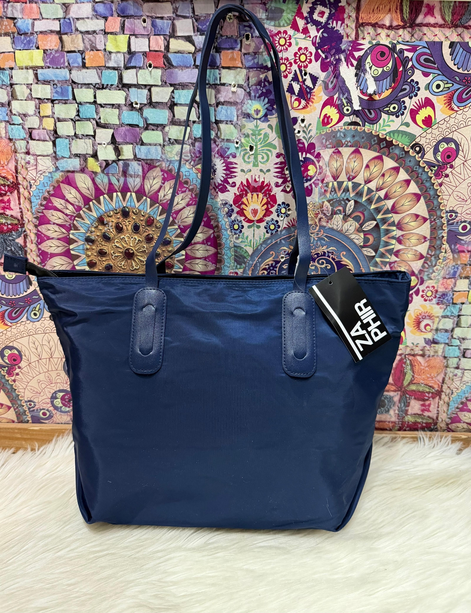 Cartera de Tela Impermiable Amplia Entra una Carpeta  A4 - Imagen 3