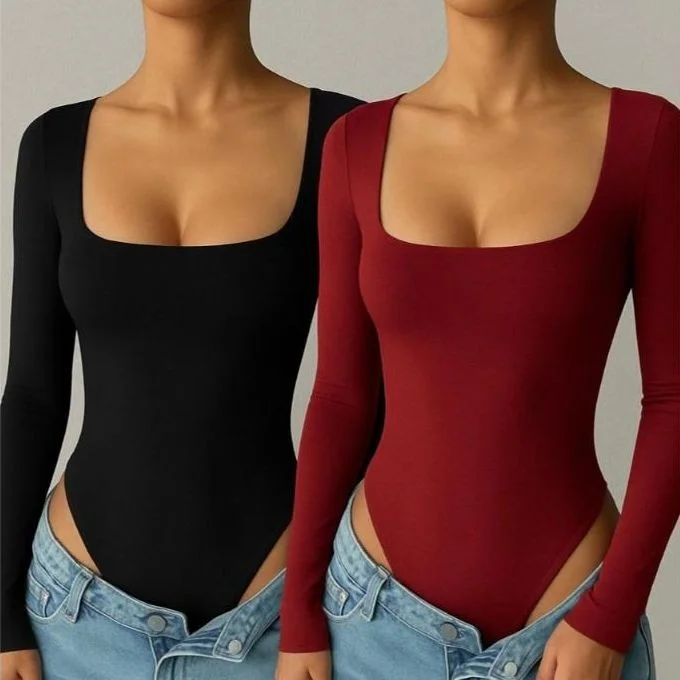 Body Micro Fibra Cuello Cuadrado