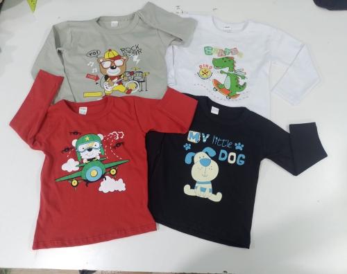 Camiseta Manga Larga Bebe