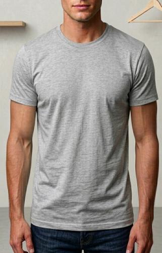 Remera Básica Gris Melange