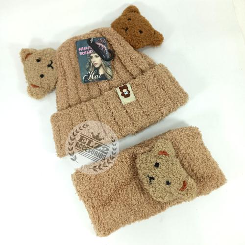 Conjuntos Gorro Bufanda Osito Super Abrigados - Miniatura 5