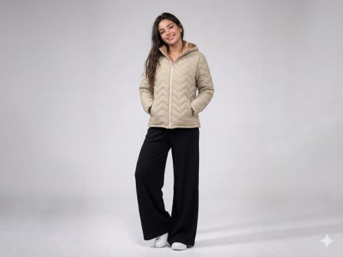 Campera Invierno con  Piel