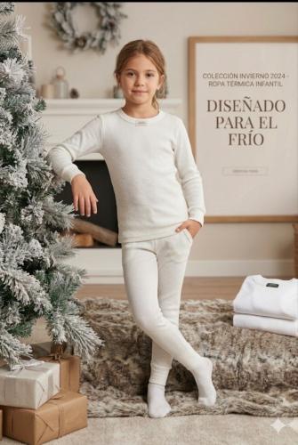 Conjunto Termico Frizado Cuello Redondo Camiseta Calza - Miniatura 2
