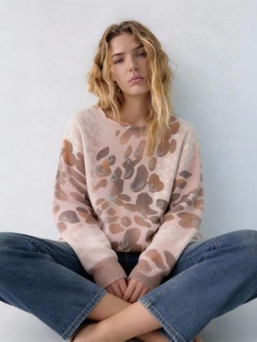 Sweater Estampado Manchas