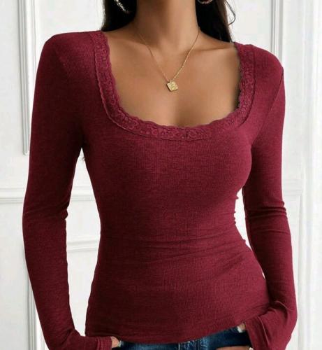 Remera de Mujer con Puntilla
