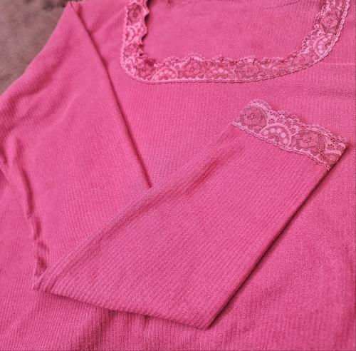 Remera de Mujer con Puntilla - Miniatura 3