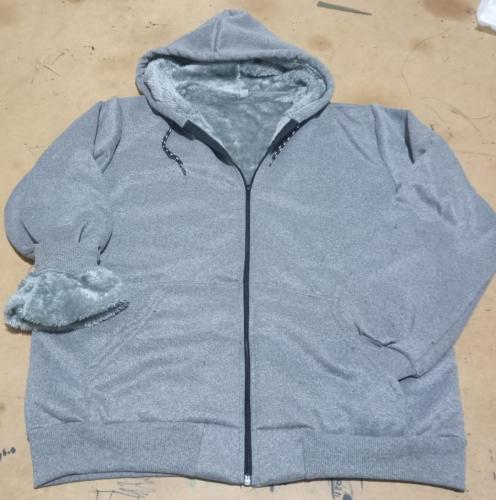 Campera Lisa con Piel - Miniatura 3