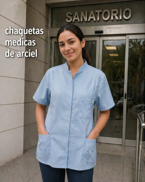 Chaquetas Cuello Mao de Mujer
