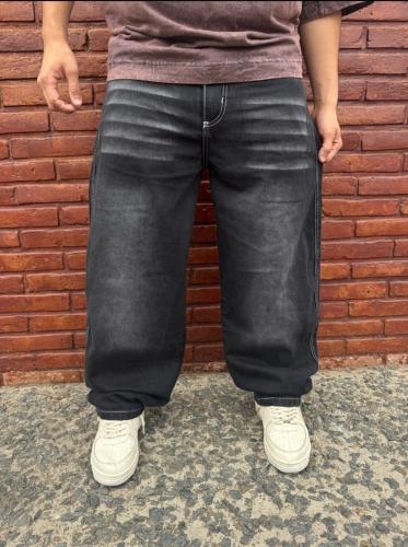 Jean Baggy Gray con Bigote - Miniatura 2