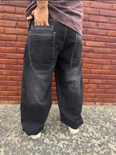 Jean Baggy Gray con Bigote - Miniatura 3