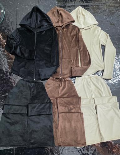 Conjunto de Plush Bifaz (brown
