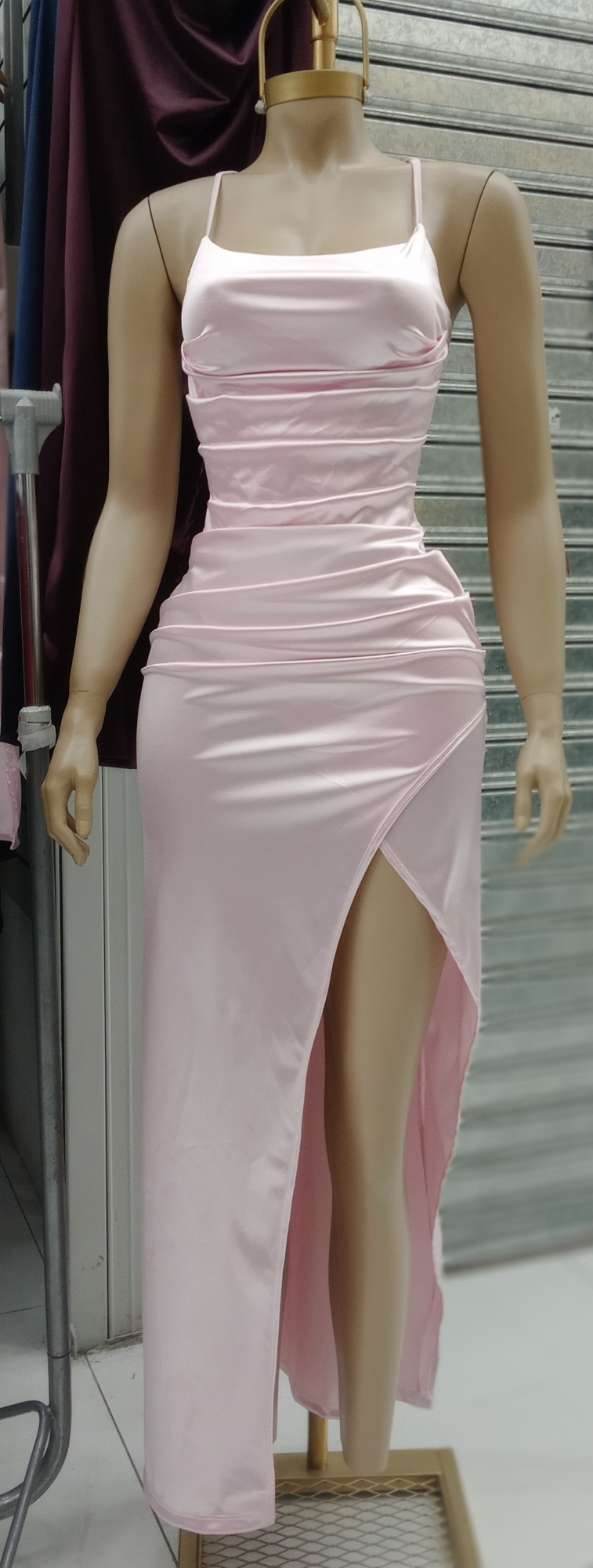 Vestido Drapeado Beatriz - Imagen 3