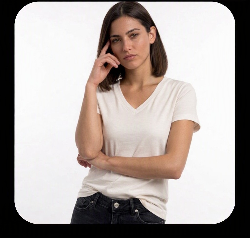 Remera Mujer Cuello V - Imagen 5