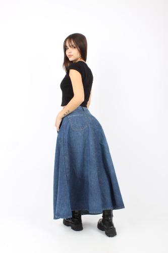 Pollera Larga Azul - Miniatura 3