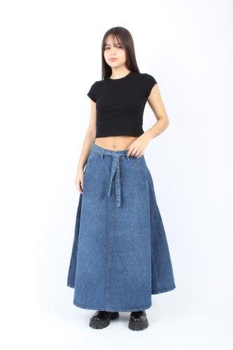 Pollera Larga Azul - Miniatura 4