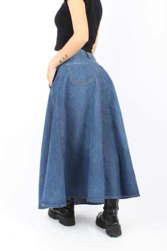 Pollera Larga Azul - Miniatura 6
