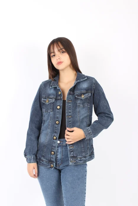 Campera Over Azul