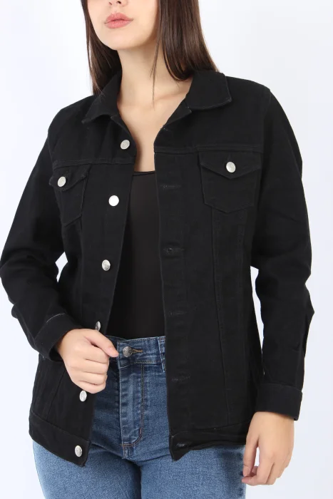 Campera Over Negro