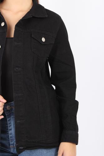 Campera Over Negro - Miniatura 2