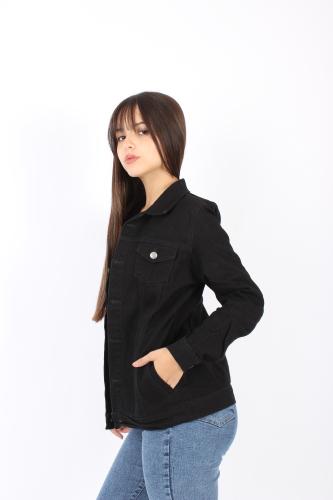 Campera Over Negro - Miniatura 5
