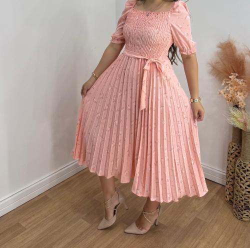 Vestidos Plisados Talle Unico - Miniatura 2