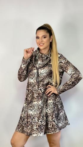 Vestido Darlon Cuello Alto Anima Prim