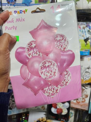 Set X 14 Pcs  Metalizados con Confetiti y Perlados - Miniatura 2