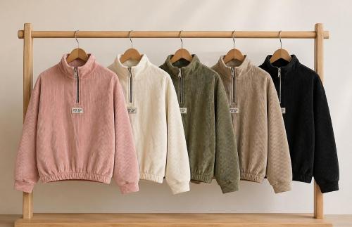 Buzo Bombers Corderoy con Corderito