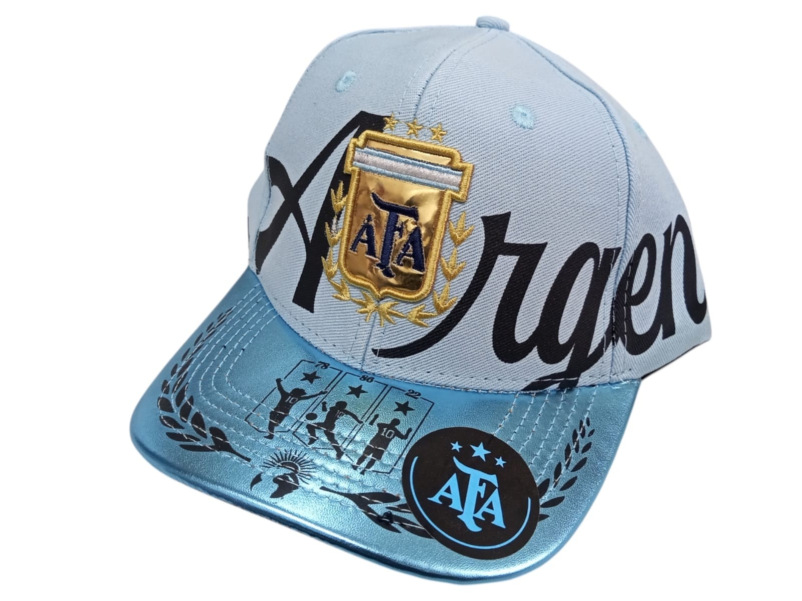 Gorras Afa Argentina Plana Premium Mundial - Imagen 6
