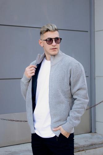 Campera  Chenille Importada con Piel