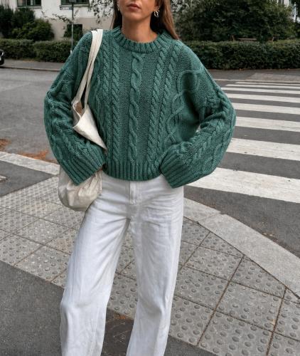 Sweater Lana Frizada con Trenzas - Miniatura 3