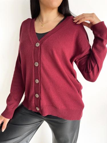 Cardigan Liso  Bremer 1 Hilo