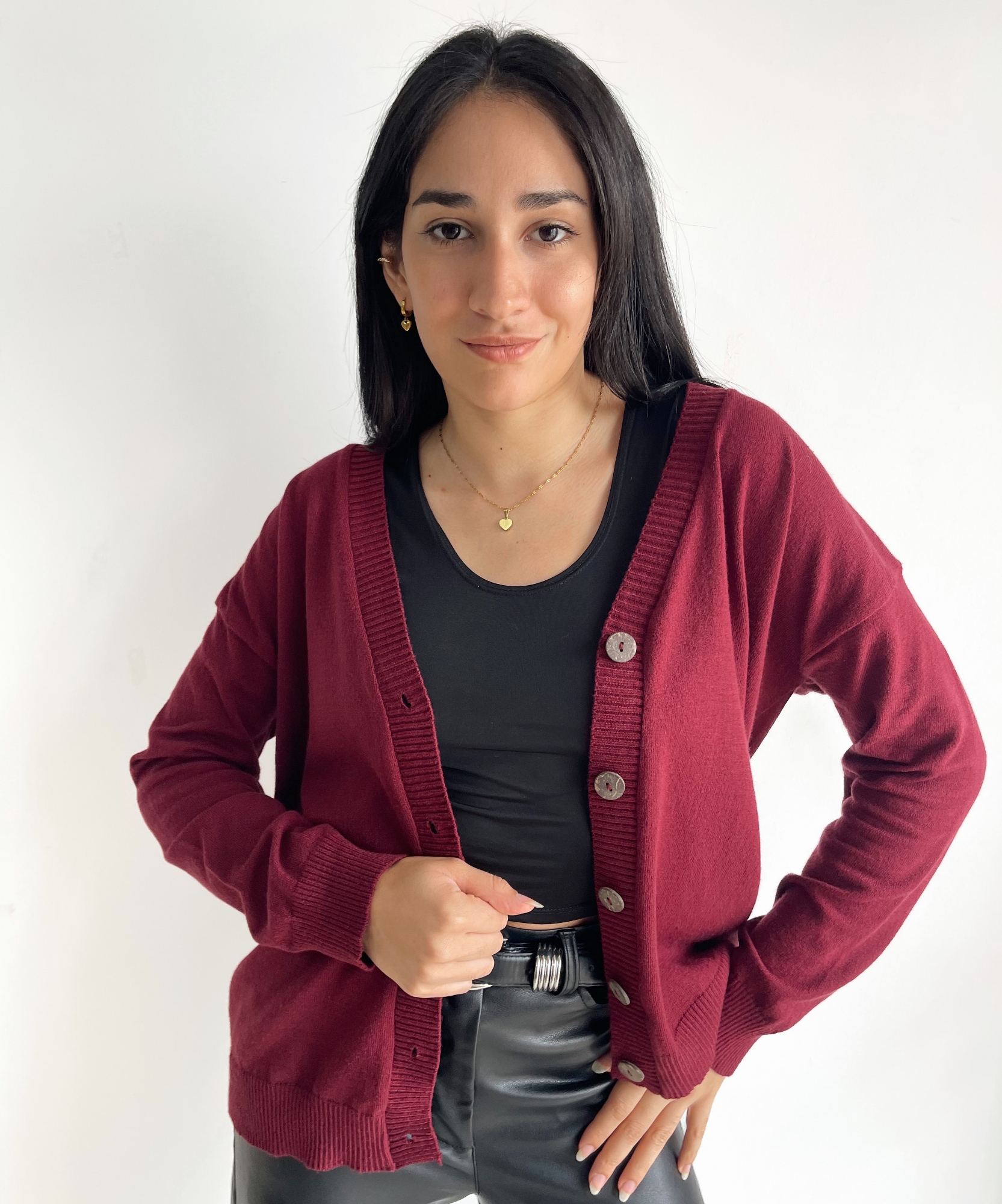 Cardigan Liso  Bremer 1 Hilo - Imagen 3