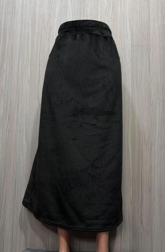 Pollera Corderoy con Piel - Miniatura 7