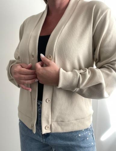 Cardigan Manga Globo de Morley Brush