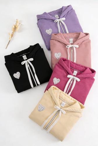 Campera Love Brillos Darlon Brush - Miniatura 2